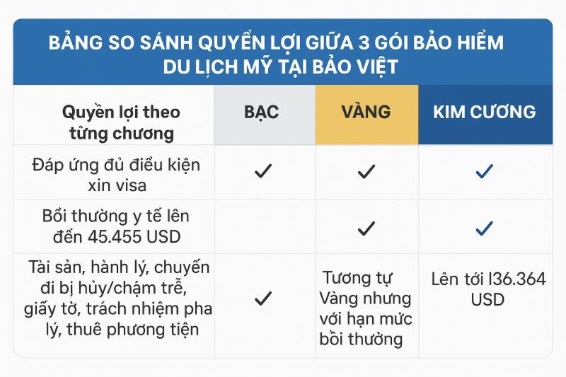 Bảo hiểm du lịch Mỹ 2